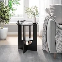 Vicco Couchtisch Vareo, Schwarz, 40 x 40 cm (1-St)