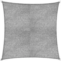 Windhager Sonnensegel Elba Quadrat, 3,6x3,6m, grau