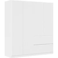 rauch Drehtürenschrank Kleiderschrank Schrank Garderobe COSTA in den Breiten 91/136/181 cm (in 3 Ausstattungen BASIC/CLASSIC/PREMIUM) viel Platz, grifflose Front und Push-to-Open Funktion MADE IN GERMANY