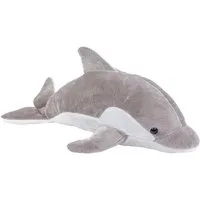 Teddys Rothenburg Kuscheltier Delfin grau-weiß 38 cm Plüschtier