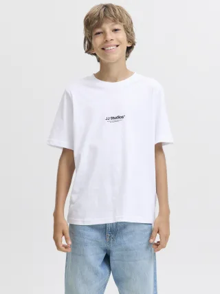 JACK&JONES - JJESOHO TEE SS CREW NECK NOOS JNR White - Gr. - 152