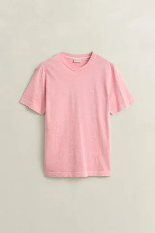 GANT - Gewaschenes T-Shirt washed pink - Gr. - L