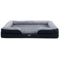 HOME DELUXE Tierbett Orthopädisches Hundebett SCOOBY, 100% Polyester, verschiedene Größen, gelenkschonend, Hundekissen, Hundesofa