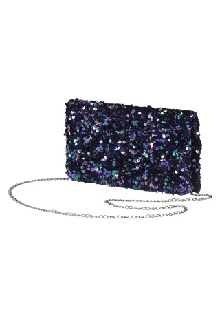 Vera Mont - Clutch-Tasche schwarz/violett - Gr. - OS