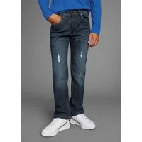 KIDSWORLD Stretch-Jeans, Straight-fit Jeans mit Distroy-Effekten für Jungen