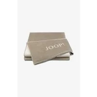 Kinderdecke Joop Kuscheldecke 150 x 200 cm Baumwollmischung Sand Pergament, JOOP!, geketteltem Zierstich
