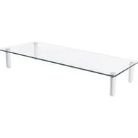 Universal Glas Monitorerhöhung, Ablage transparent
