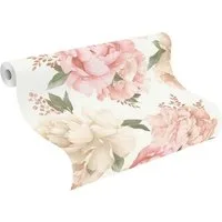 Rasch Papiertapete Papiertapete mit großen Blumen 278705, glatt, floral