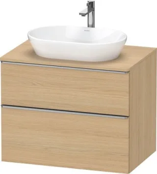 Duravit D-Neo Konsolenwaschtischunterbau wandhängend Natur Eiche Matt 800x550x664 mm - DE49670703000 DE4967070300000