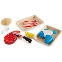 Hape Spiellebensmittel Fisch & Fleisch Set, (9-tlg)