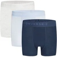 Converse Boxershorts CHB BOYS CLASSIC 3PK BOXER BRI (3-St) 3er-Pack, elastische Materialeigenschaften, aus Baumwolle und Elasthan