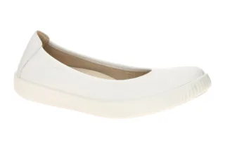 Legero 2-000435-1100 Damen Ballerinas Wei? Glattleder weich gepolstert