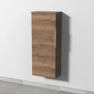 Sanipa 3way Mittelschrank mit 1 Tür, Eiche-Tabak, UM16850 UM16850