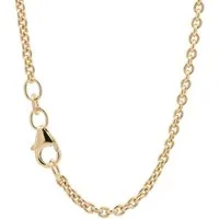 HOPLO Goldkette Goldkette Ankerkette rund Länge 42cm - Breite 2,4mm 585-14 Karat Gold, Made in Germany