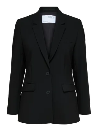 SELECTED WOMEN - SLFRITA LS CLASSIC BLAZER FD NOOS black - Gr. - 42