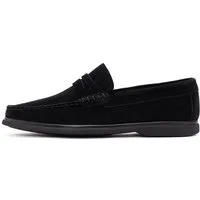 Derimod Lässige Loafer aus Veloursleder Loafer Echtes Wildleder, Lederfutter, Gummisohle, Slip-On-Stil