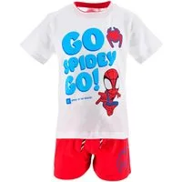 Spiderman T-Shirt & Shorts Set Spidey & Amazing Friends (2-tlg) Jungen Sommeroutfit Gr. 92 - 110 cm