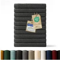 Blumtal Gästehandtücher Premium 30x30cm oder 30x50cm weich und saugstark, Frottee (12-St), 10er (30x50cm), 12er und 24er Set (30x30cm), 100% Baumwolle