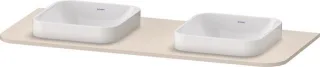 Duravit Happy D.2 Plus Konsole Taupe Supermatt 1300x550x16 mm - HP032KB8383 HP032KB8383