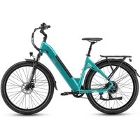 TTGO E-Bike Cityrad 28 Zoll, 110km, mit Federsattelstütze, Elektrofahrrad für Damen Herren, 7 Gang Shimano, Kettenschaltung, Heckmotor, 648 Wh, City E-Bike mit Shimano Schaltung & LCD-Display