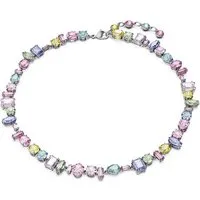 Swarovski Collier Swarovski Damen-Kette Metall Swarovski-Kristall