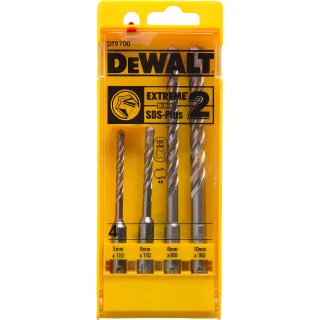 DEWALT EXTREME 2 Hammerbohrer-Set SDS-plus 4-tlg. I - DT9700-QZ