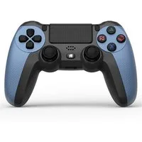 Wigento Wireless Gaming Controller für PS4 Lichtleiste 6-Achsen Vibration PlayStation 4-Controller (Bluetooth, 6 Achsen Steuerung, Vibrationsfunktion)