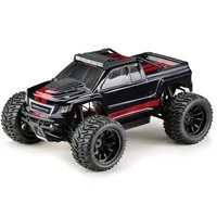 Absima RC-Auto 1:10 Green Power Elektro Modellauto Racing Monster Truck AMT3.4 V2 (Allrad, fertig aufgebaut), mit LED Licht und 2,4GHz Fernsteuerung