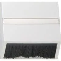 Zentralplatte mit Abdeckhaube und Adapterrahmen für Geräte mit Abdeckung weiß (glänzend), Retail