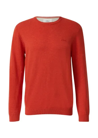 s.Oliver - Strickpullover rot - Gr. - S