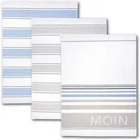 Dyckhoff Geschirrtuch Moin, (Set, 3-tlg), 100% Baumwolle, saugfähig, 50 x 70 cm