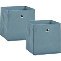 Zeller Present Aufbewahrungsbox (Set, 2 St), faltbar und schnell verstaut