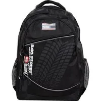 BAG STREET Rucksack Bag Street sportlicher Rucksack Synthetik, Herren, Damen Sportrucksack Synthetik, schwarz ca. 46cm hoch