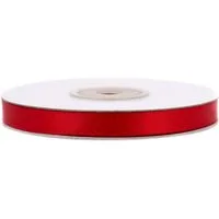 Creativery Satinband, Doppelseitiges Satinband 6mm x 20m Rolle Rot