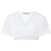 Almsach Dirndlbluse Dirndlbluse mit Lockstickerei