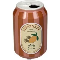 Kersten BV Dekovase Keramik Limonadendose Zitrone (1 St), 7 x 7 x 11,3 cm