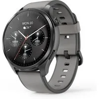 Hama Smartwatch m. GPS (1,43", Musikspeicher, Telefonfunktion, wasserdicht) Smartwatch (3,63 cm/1,43 Zoll), Sprachassistent, GPS, IP68, Herzfrequenz, Kalorien, Schlafanalyse
