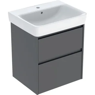 Geberit Renova Plan Set Waschtisch mit Unterschrank, zwei Schubladen: 60x69.7x44.6cm, 504036JK1 504036JK1