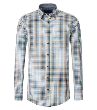 CASAMODA - Freizeithemd blau - Gr. - 4XL