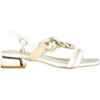 Laura Biagiotti Zehentrenner Elegante Damensandalen in Weiß mit verstellbarem