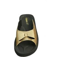Siebi`s Siebi's BEACH GLITTER Luxus Badeschuhe Pantoletten Damen Schlappen