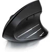 CSL ergonomische Maus (Funk, Kabellose Mouse 2,4 GHz, 1000-2400 DPI, Wireless, für PC und Mac)