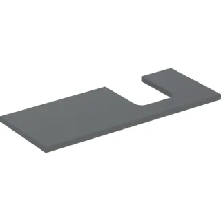 Geberit ONE Waschtisch-Platte, Ausschnitt rechts, für Aufsatzwaschtisch Schalenform 505315003