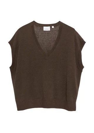 comma - Strickpullover braun - Gr. - M