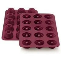 Betty Bossi Backform Backform Mini-Gugelhupf, (2-tlg), lebensmittelecht