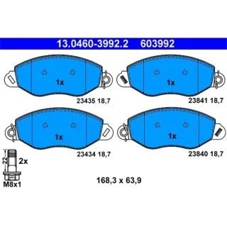 ATE Bremsbel?ge vorne Ford Transit Bus Kasten Pritsche 2.0 - 2.4
