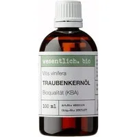 wesentlich. Körperöl Traubenkernöl BIO kaltgepresst (100ml) von wesentlich.