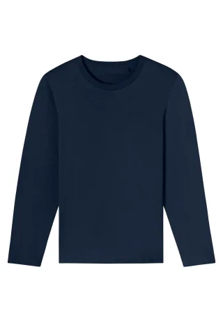 SCHIESSER - Langarmshirt Rundhals dunkelblau - Gr. - 48