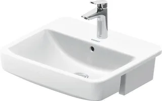 Duravit Duravit No.1 Halbeinbauwaschtisch Weiß Hochglanz 550 mm - 03765500002 03765500002
