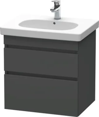 Duravit DuraStyle Waschtischunterbau wandhängend Graphit Matt 600x453x610 mm - DS648304949 DS648304949